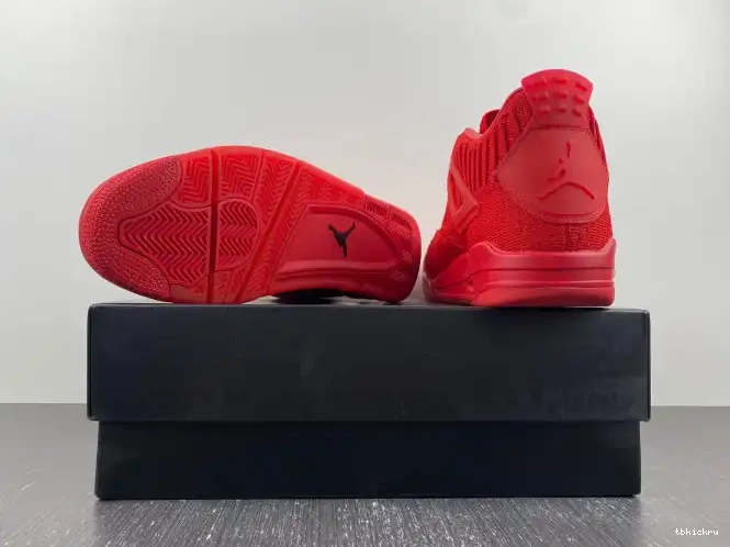 Reps TBK Flyknit Red 4 AQ3559-600 Retro Jordan 0503